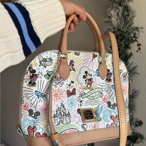 Dooney & Bourke Disney Satchel - White and Tan